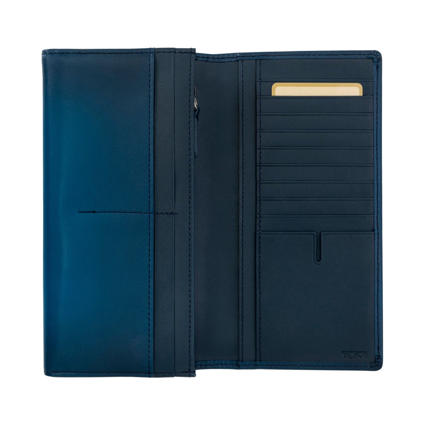 Men / Unisex Nassau Breast Pocket Wallet - Blue Burnished