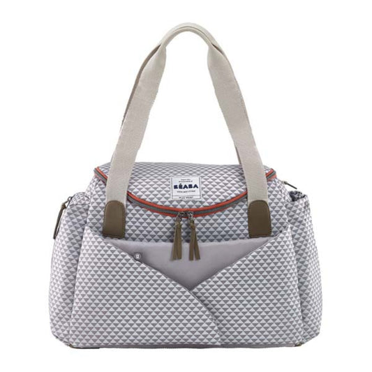 Sydney II Changing Bag "Play Print" Grey /Coral