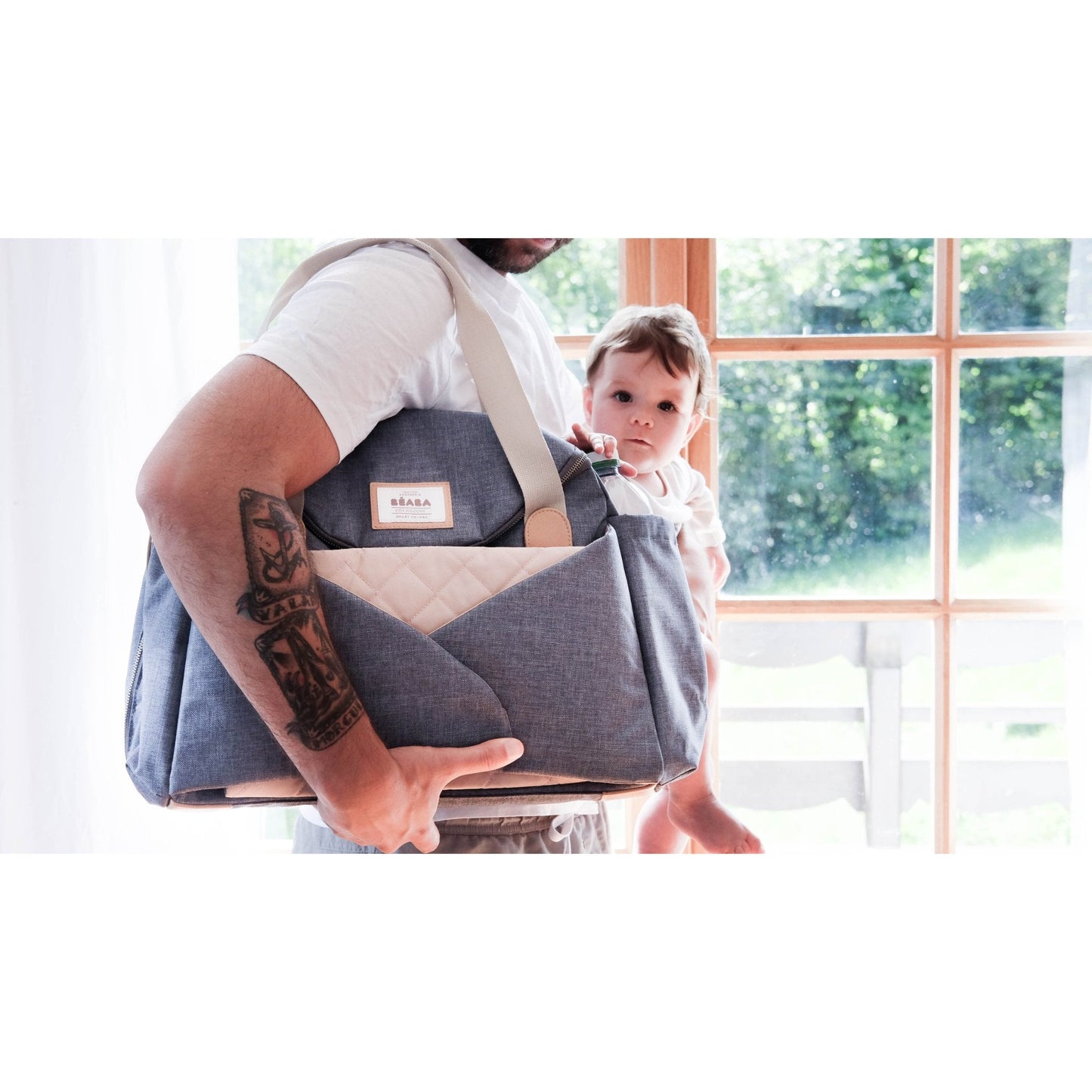 Sydney II Changing Bag HEATHER BLUE