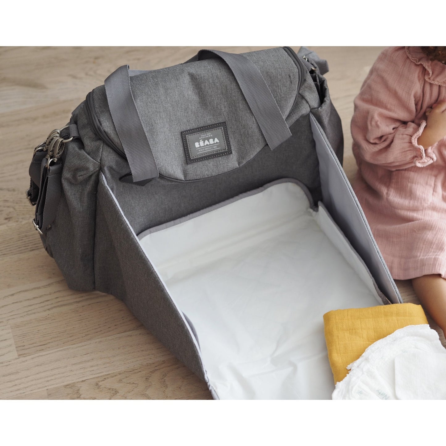 Sydney II Changing Bag Heather Grey