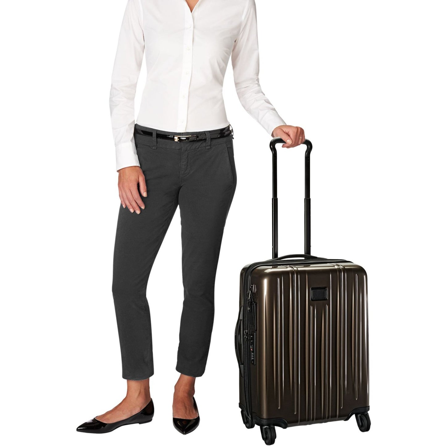 男士/男女通用 Tumi V3 Continental 可擴展隨身行李箱 21 英吋 - 水貂皮