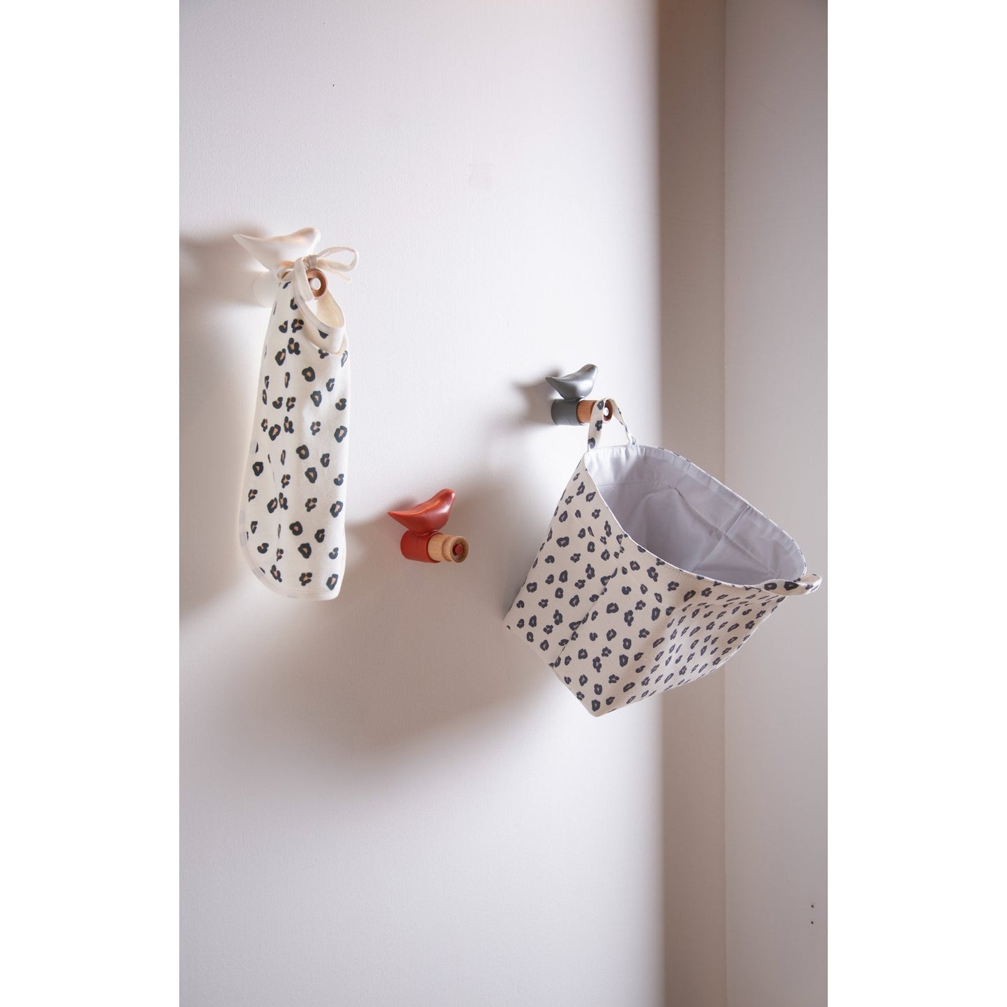 Foldable Canvas Storage Basket - LEOPARD