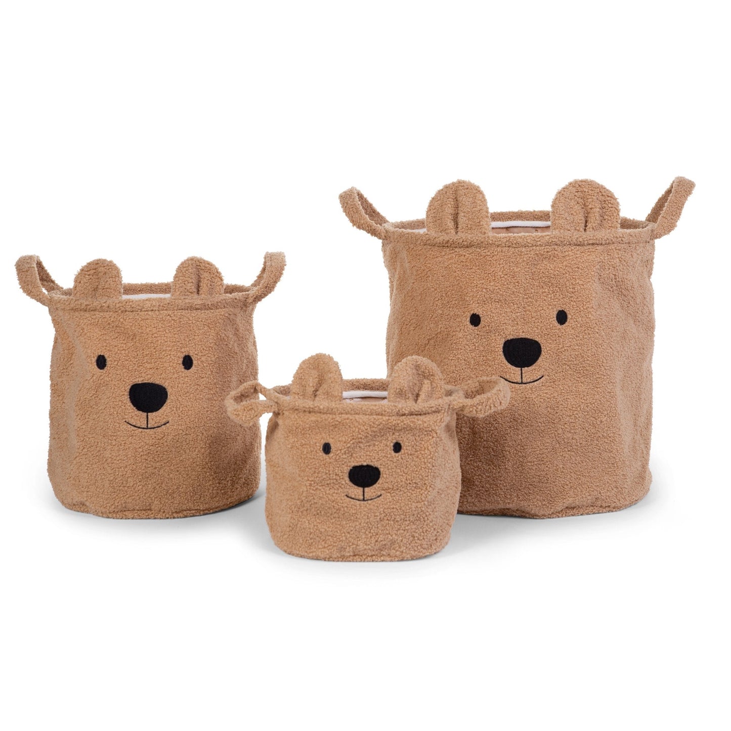 Teddy Storage Basket - BEIGE