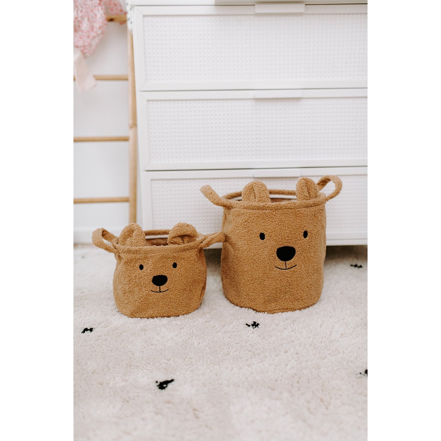 Teddy Storage Basket - BEIGE
