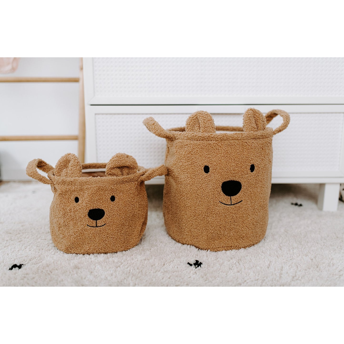 Teddy Storage Basket - BEIGE