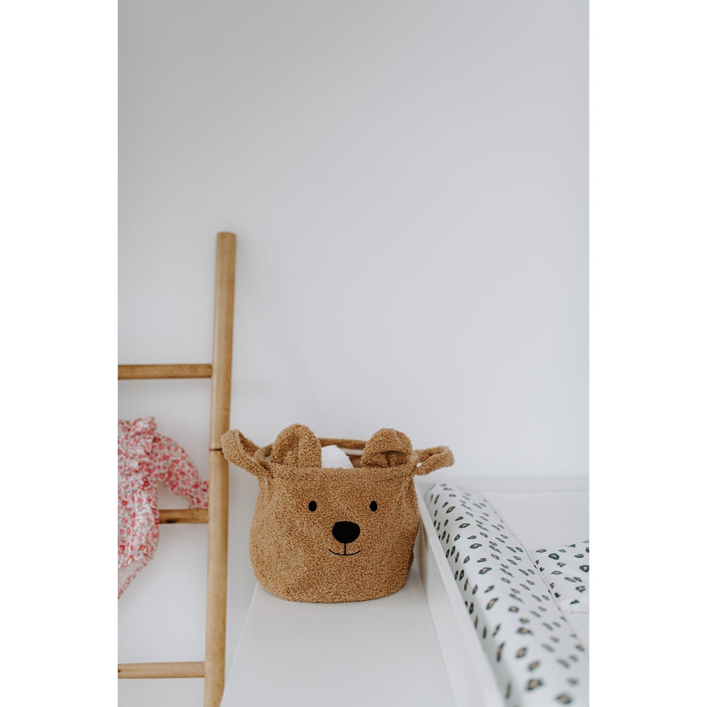 Teddy Storage Basket - BEIGE