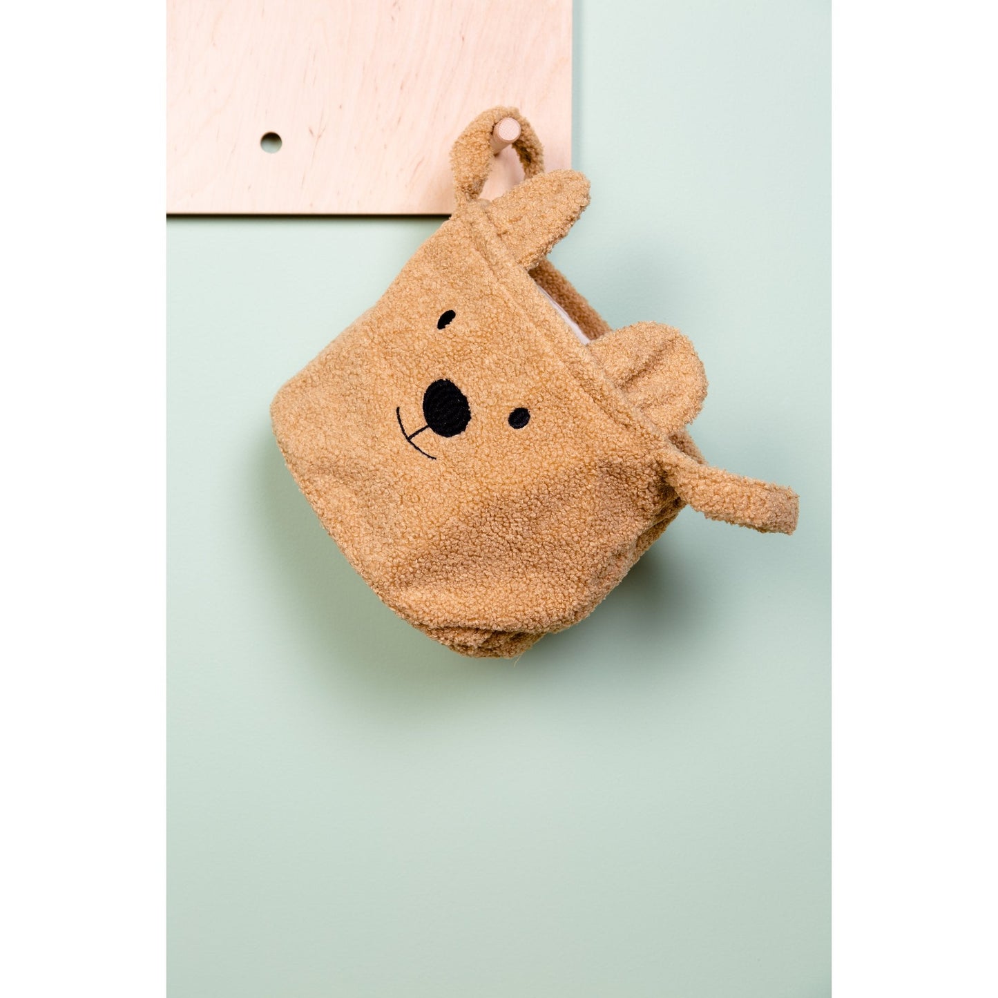 Teddy Storage Basket - BEIGE