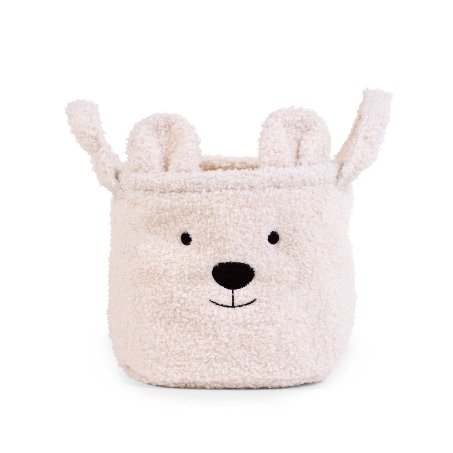 Teddy Storage Basket - White