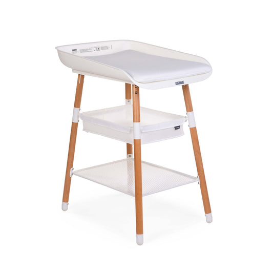 EVOLUX Adjustable Changing Table (4 different heights 85 - 89 - 91 and 95 cm) - White