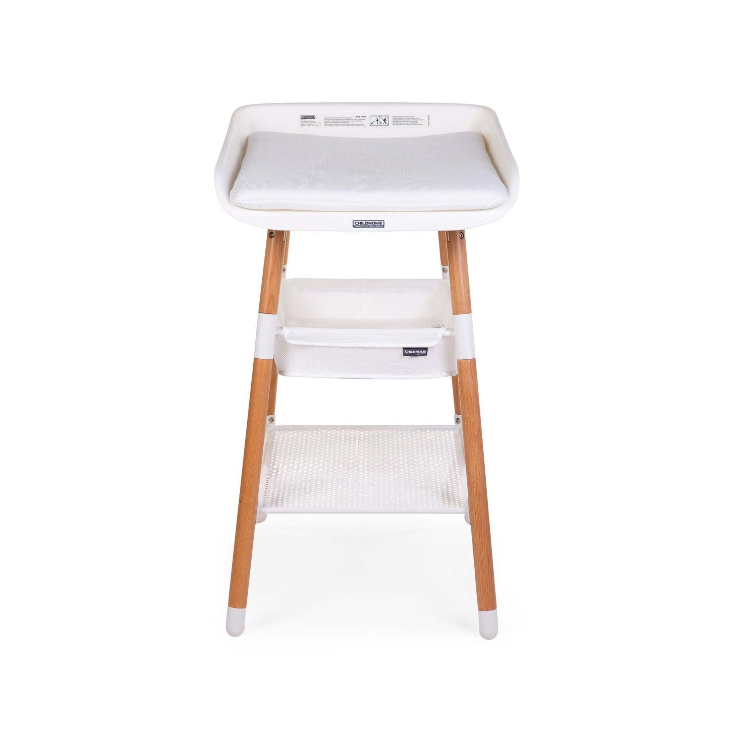 EVOLUX Adjustable Changing Table (4 different heights 85 - 89 - 91 and 95 cm) - White