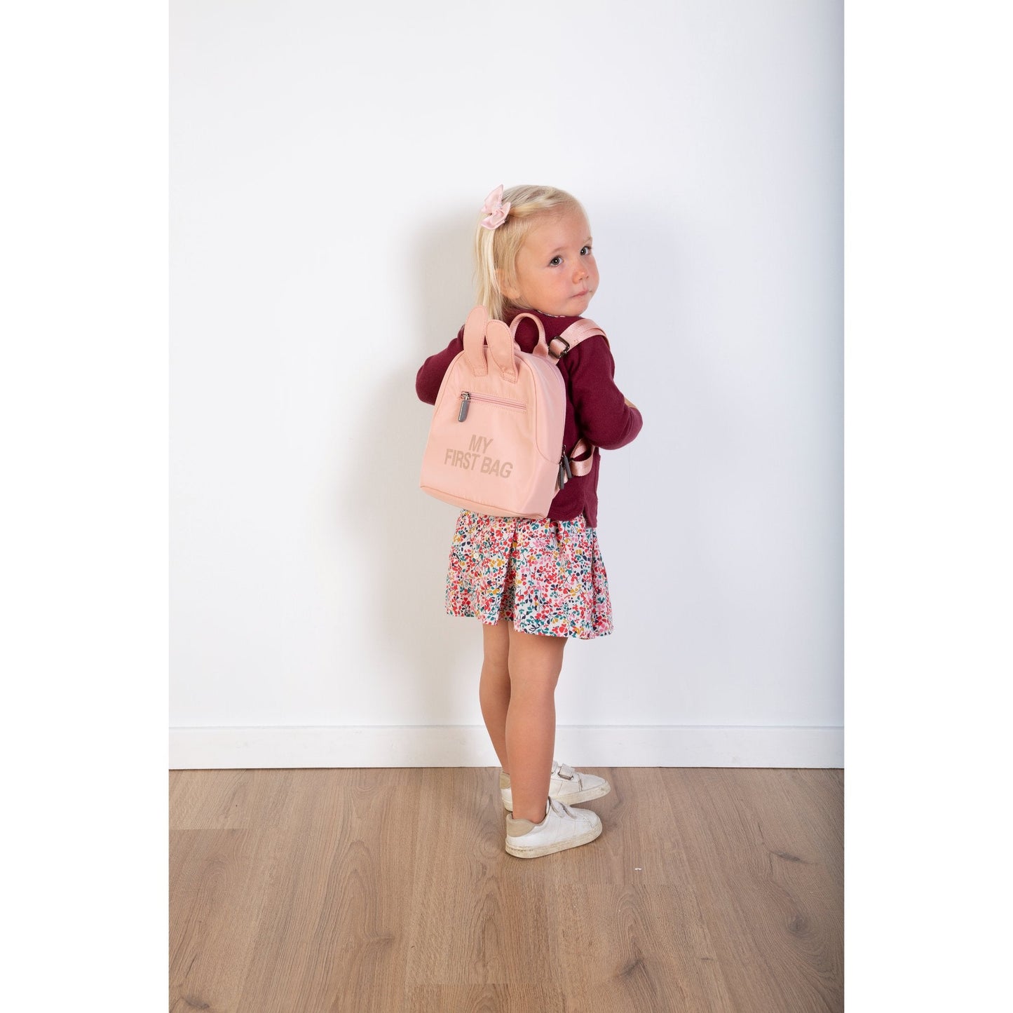 Kids "My First Bag" Bunny Ears Backpack - PINK/COPPER