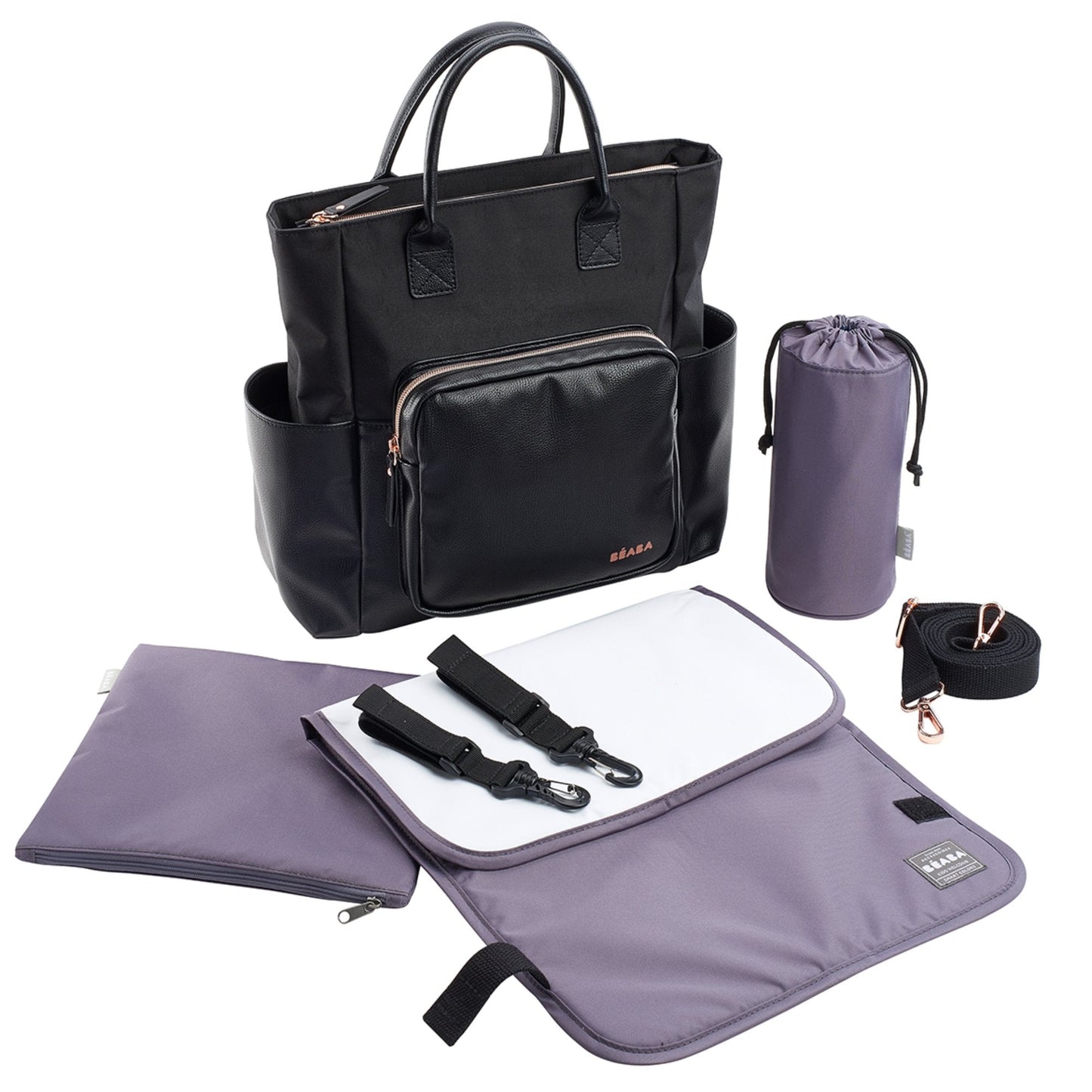 Kyoto Bag Black/Gold Pink