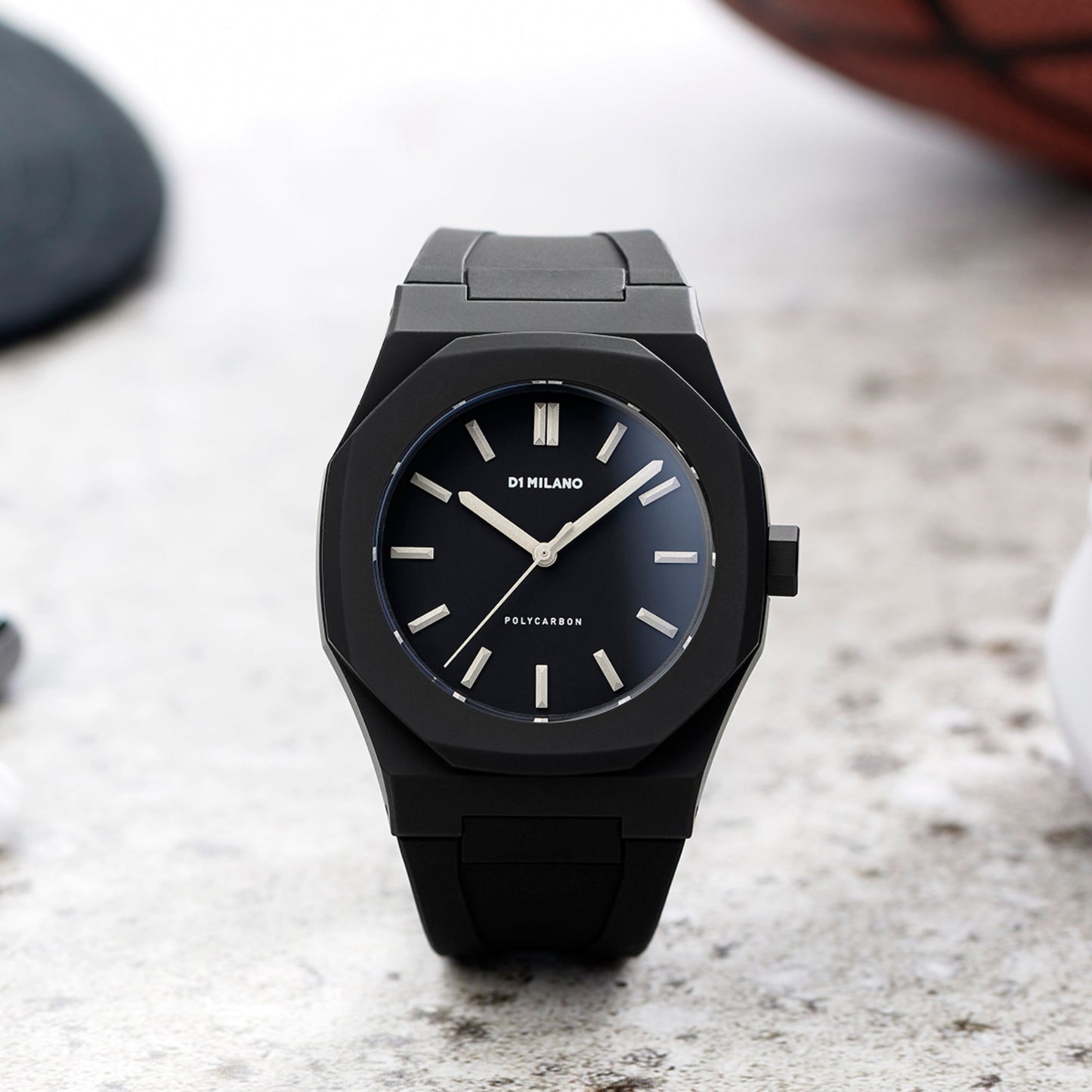 Polycarbon 40.5mm - Black & Silver