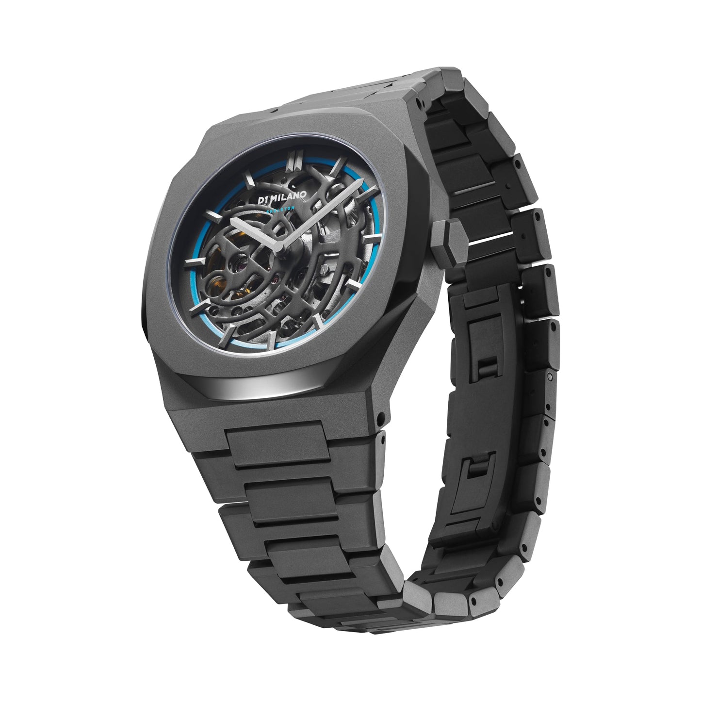 Skeleton Bracelet 41.5mm - Sandblast Blue