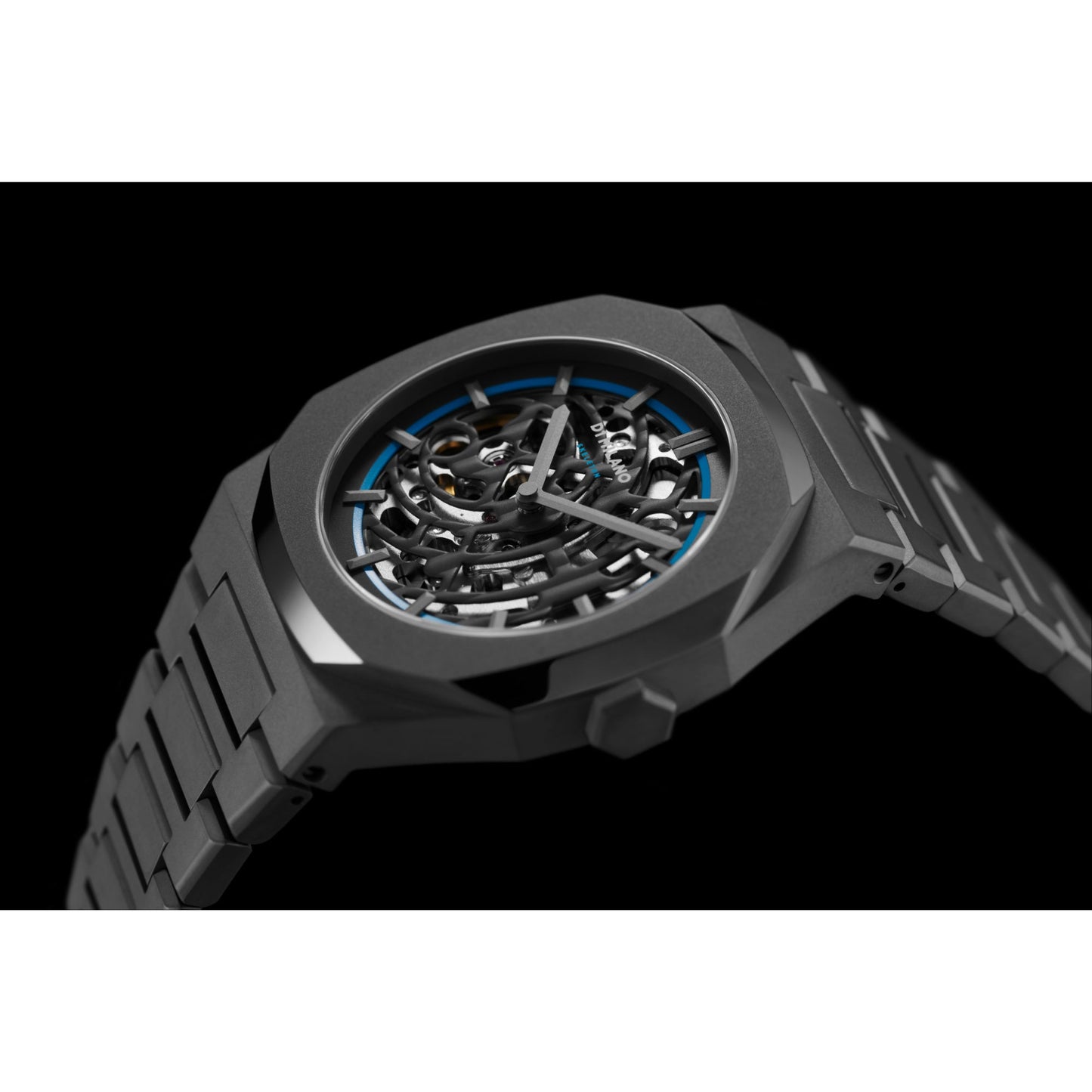 Skeleton Bracelet 41.5mm - Sandblast Blue