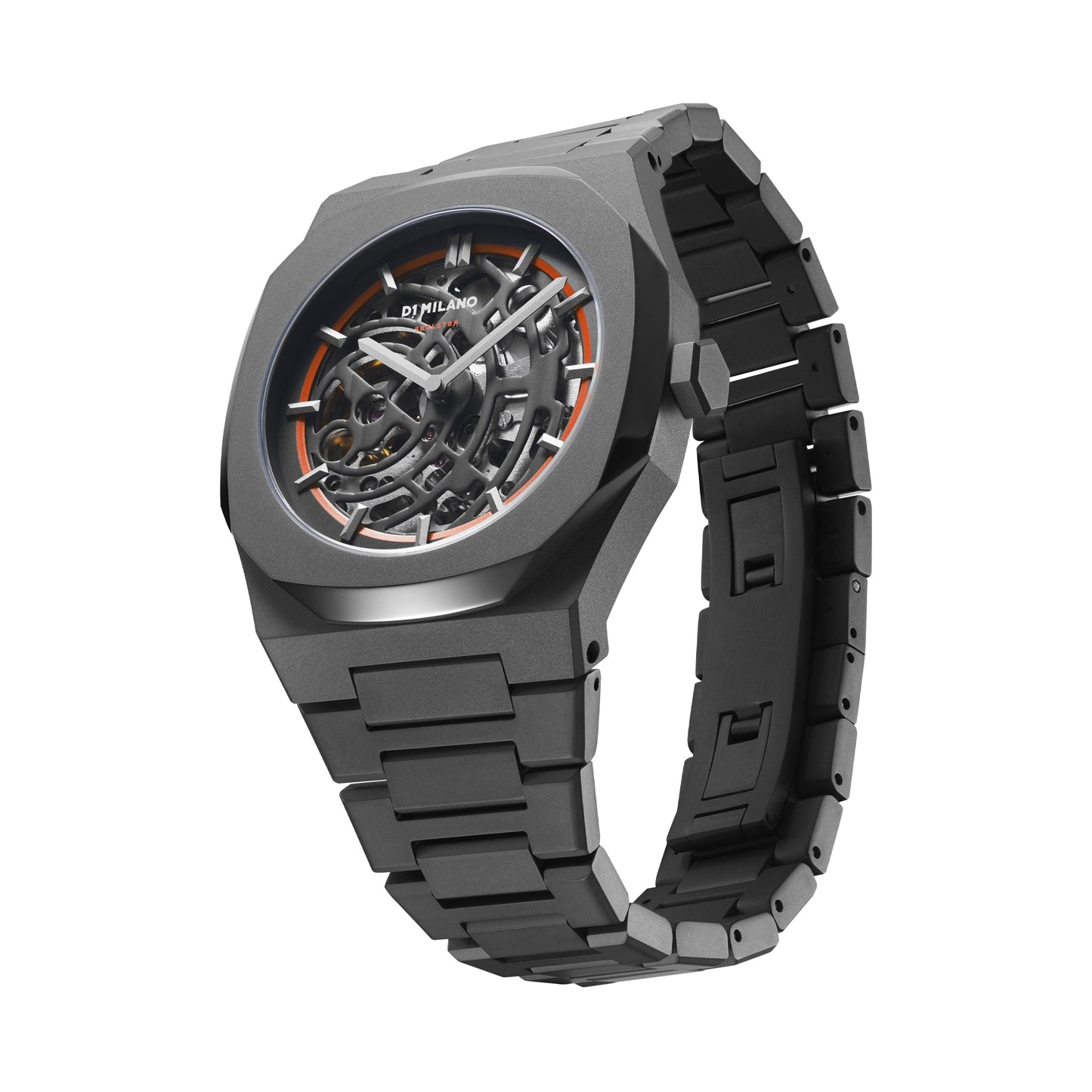 Skeleton Bracelet 41.5mm - Sandblast Orange