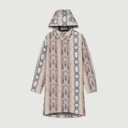 Snake Print Wind Jacket - Printed