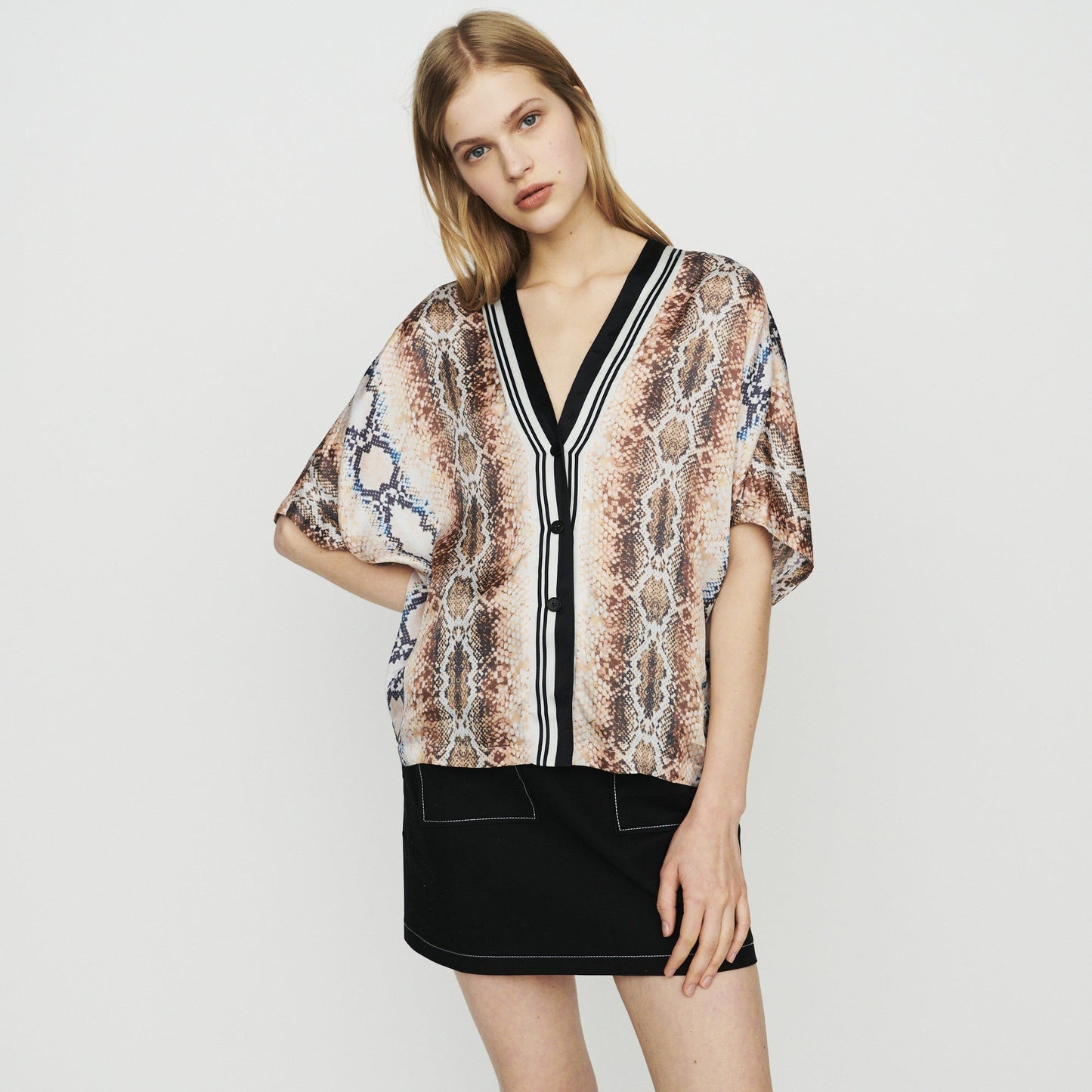 Snake Printed Top - Printed