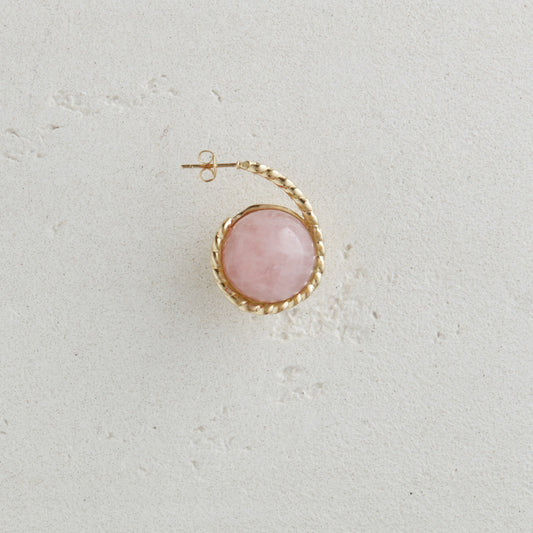Right Earring - Pale Pink