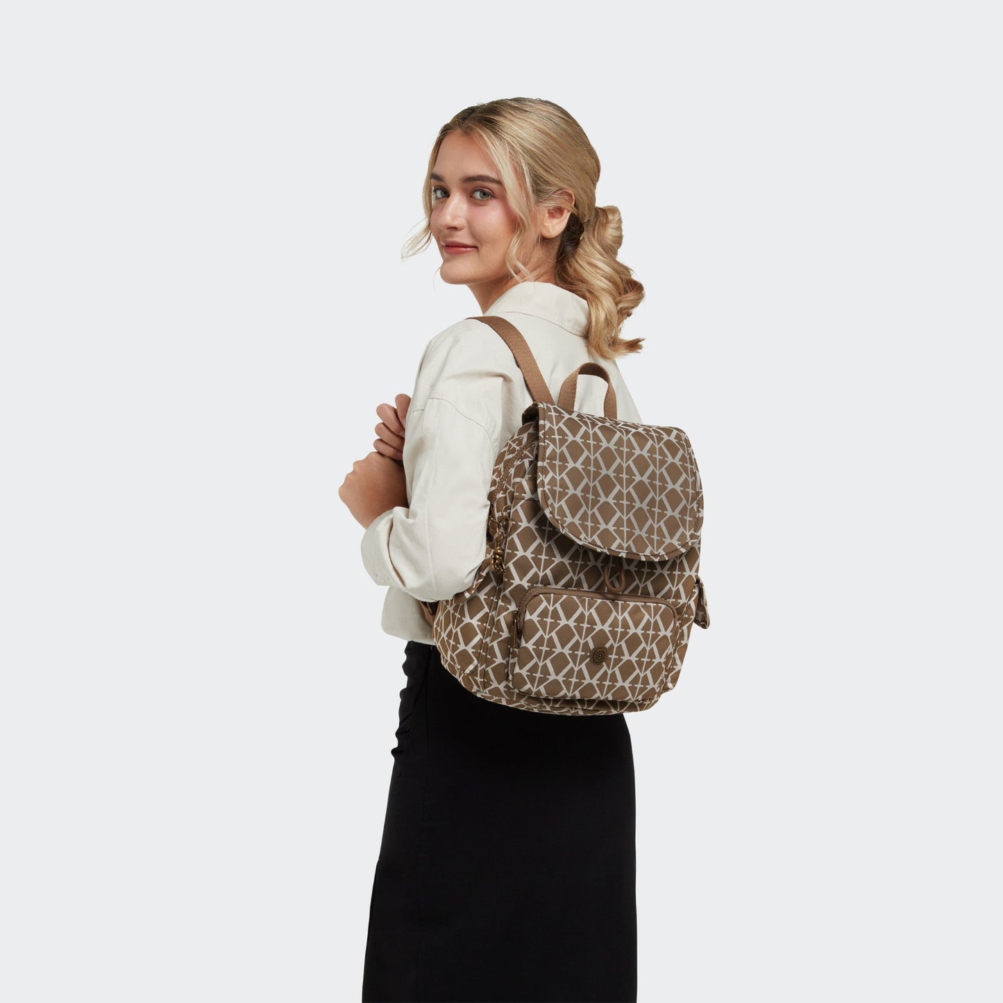 City Pack S Signature Brown