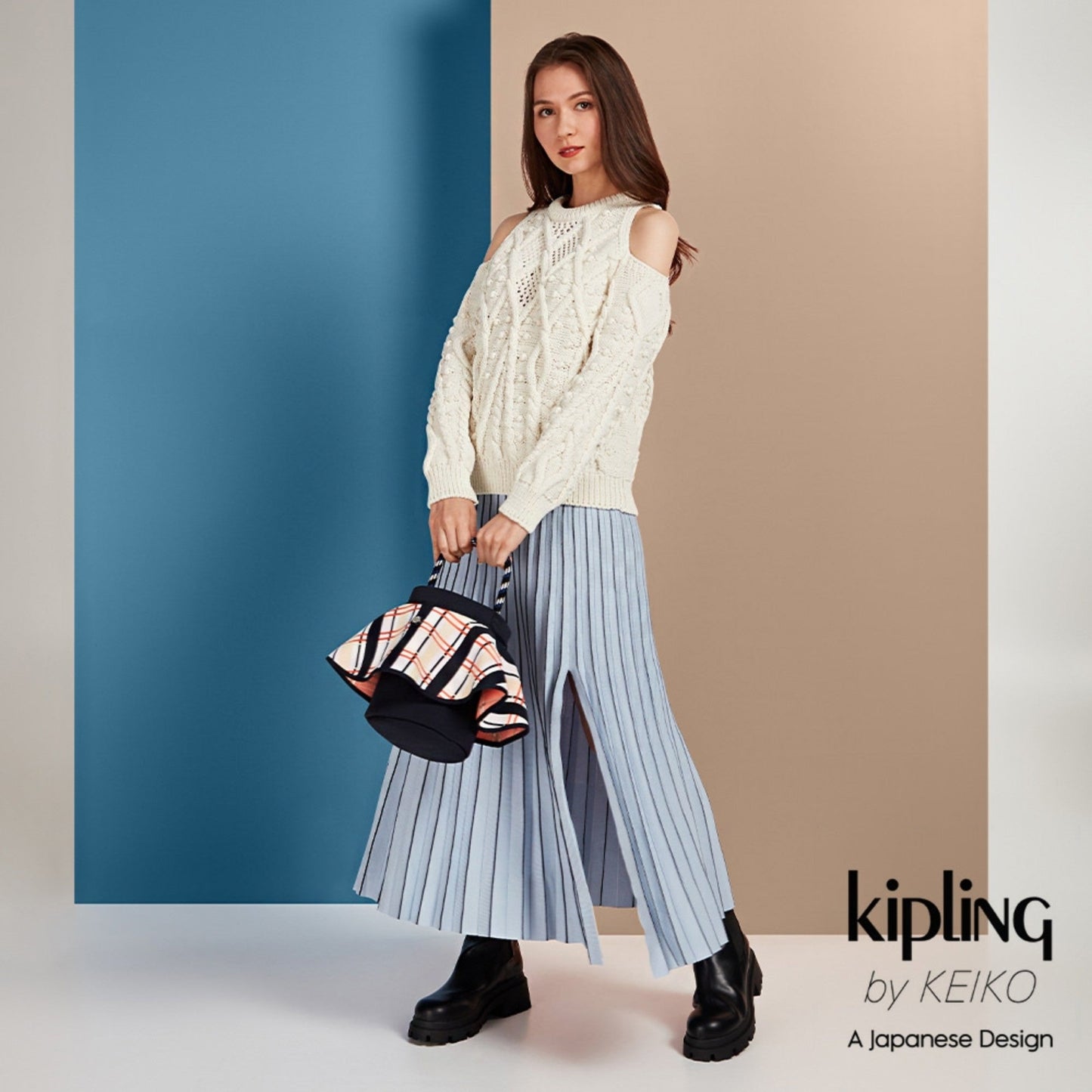 Skirt Bag Keiko Plaid Bl