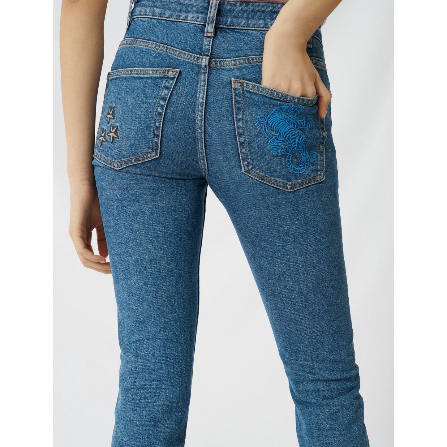 Patchy Jeans - Blue