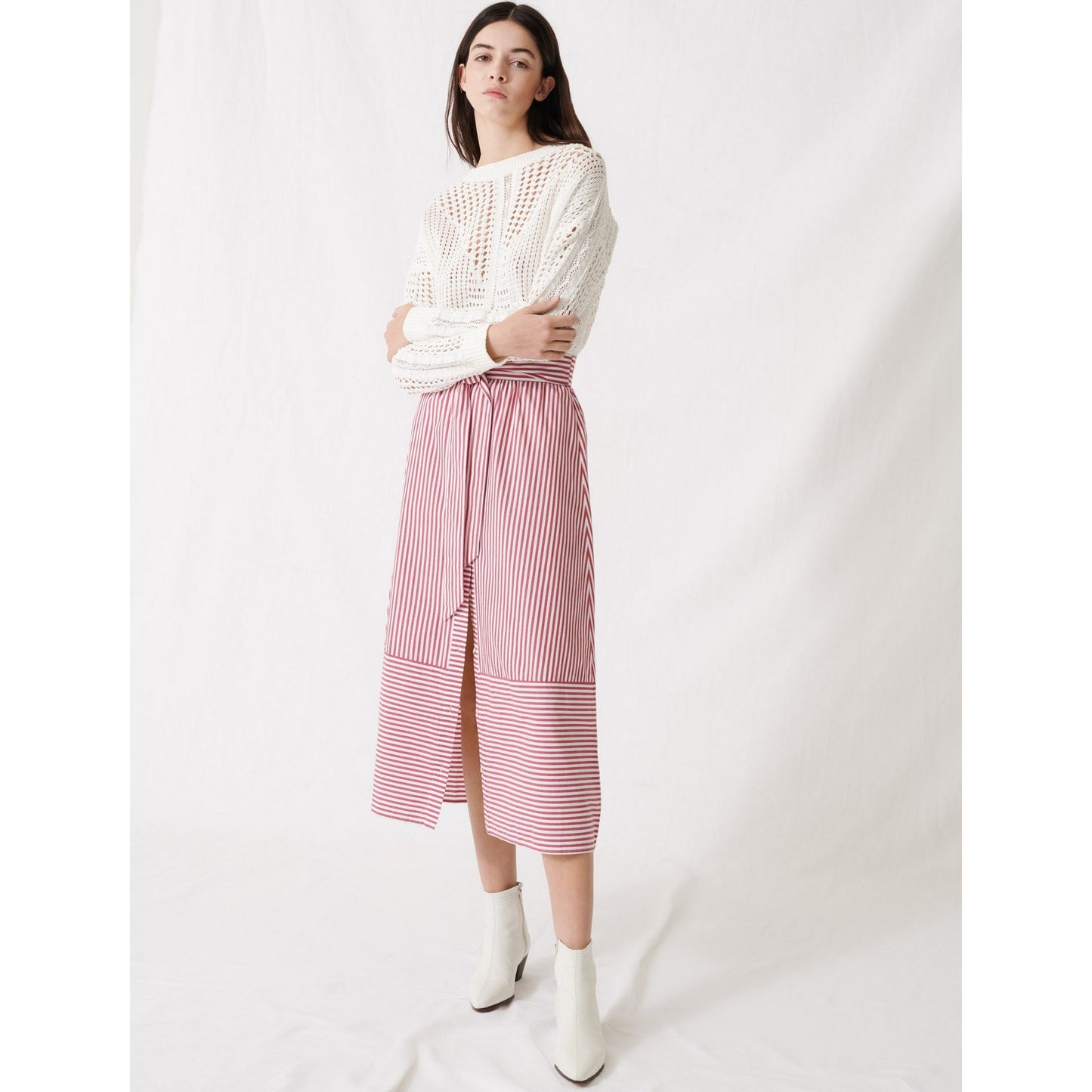 Jousse Skirt - Red/White
