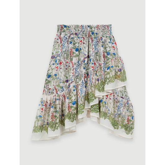 Jonquille Skirt - Ecru / Green