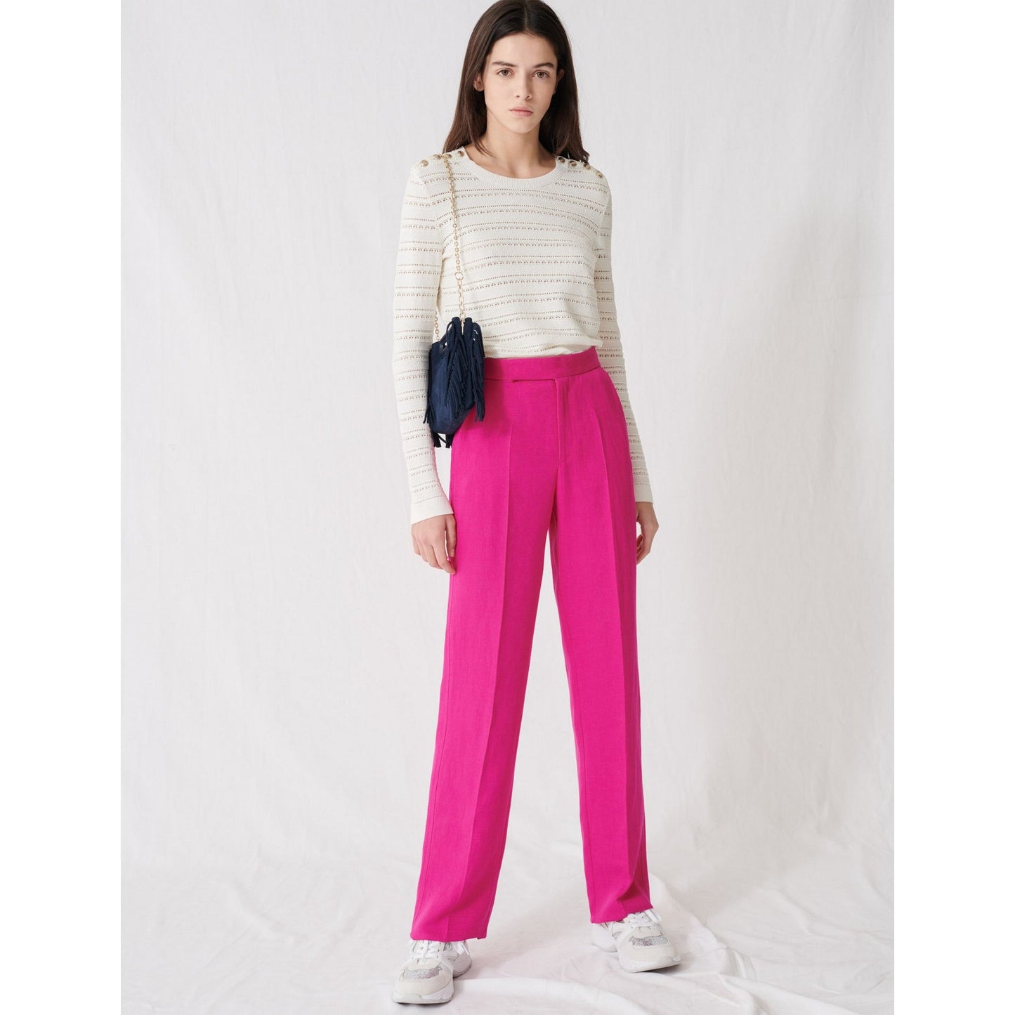 Posia Trousers - Fuchsia
