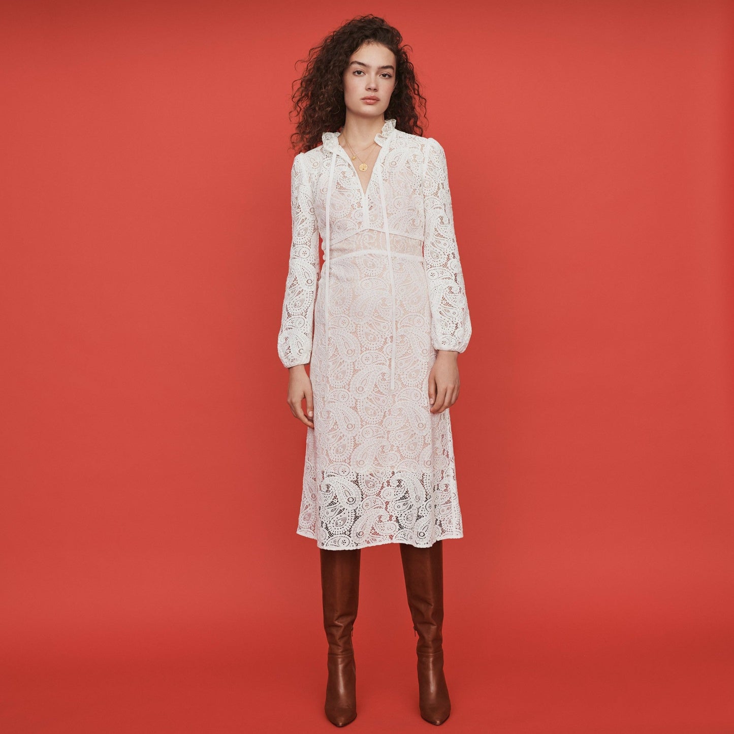 Rilie Dress - Ecru