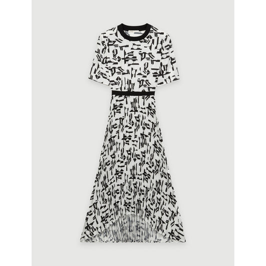 Rosyla Dress - White / Black