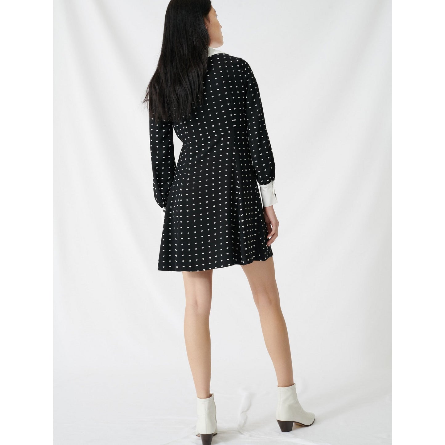 Randi Dress - Black / White