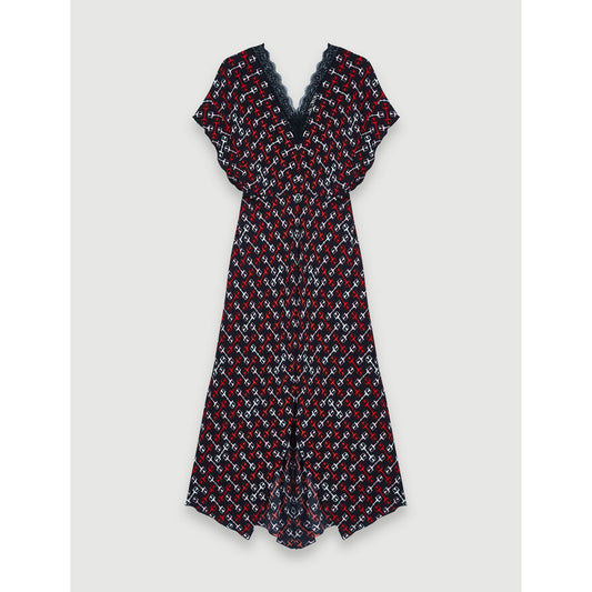 Rorsie Dress - Black/Red