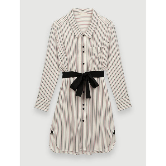 Rayona Dress - Ecru / Black
