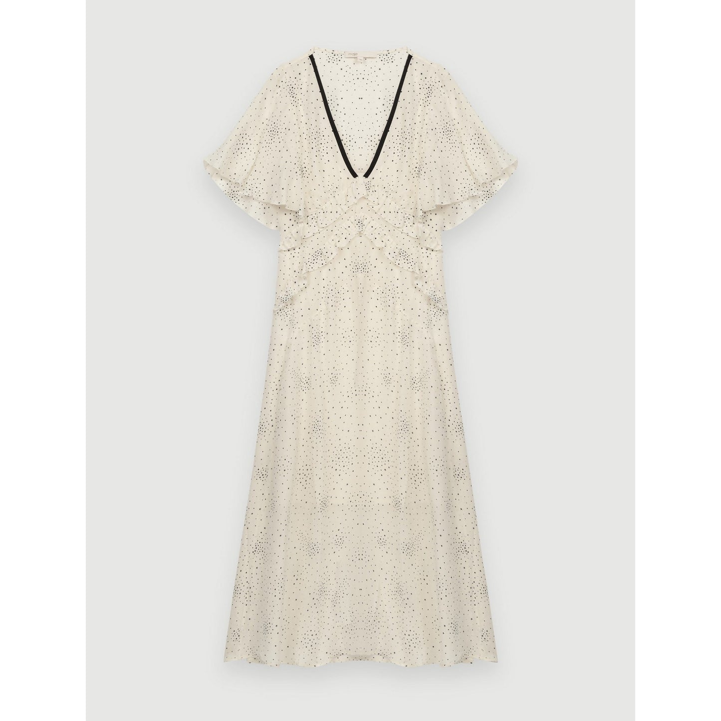 Racky Dress - Ecru / Black