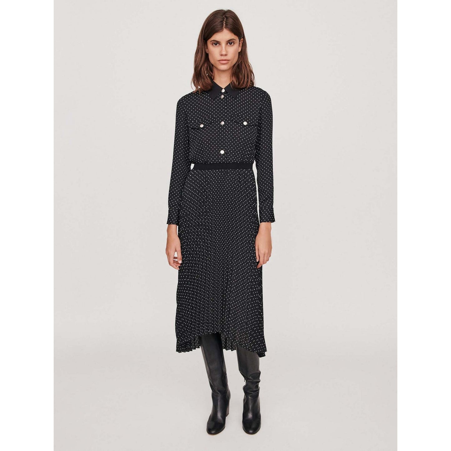 Rosano Dress - Black / White
