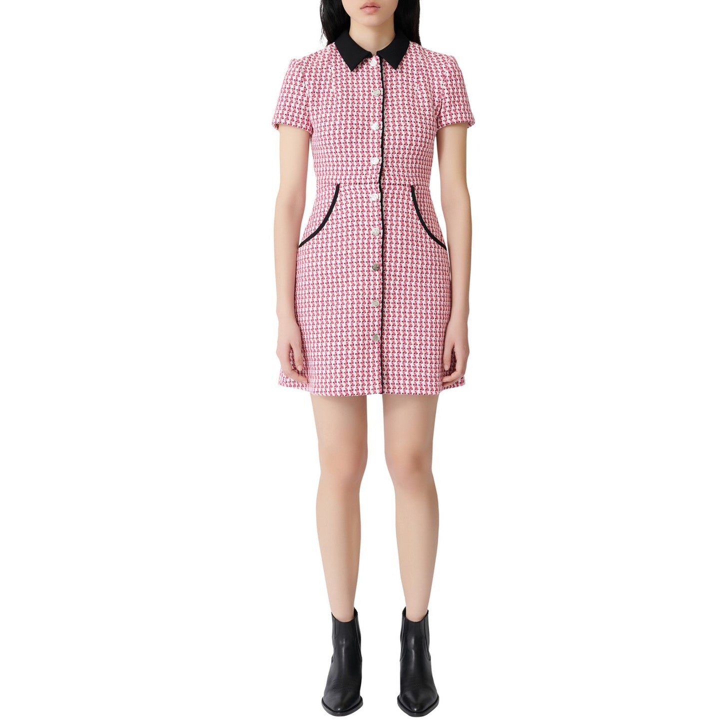 Renatya Dress - Fuchsia