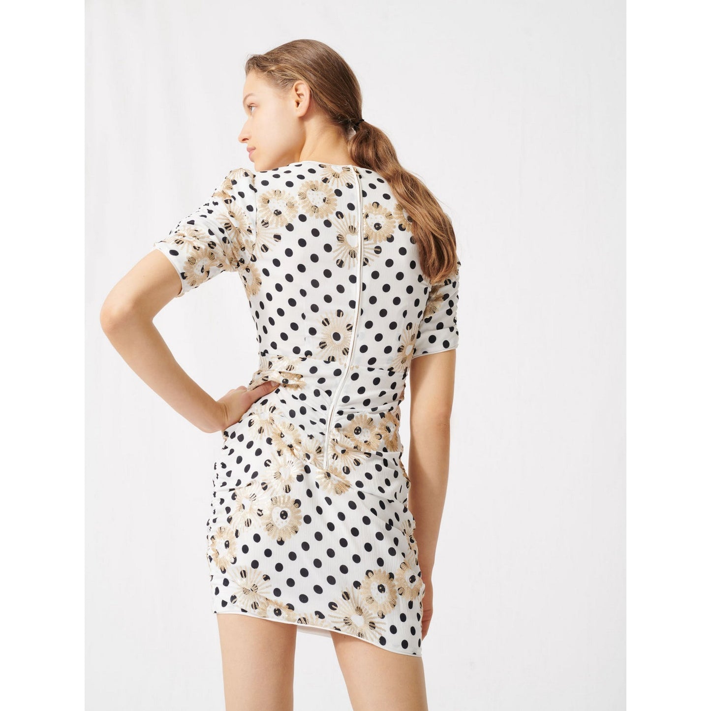 Razula Dress - White / Black