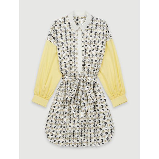 Rocsi Dress - White/Yellow