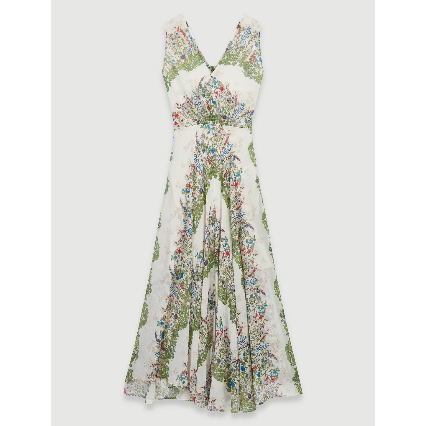 Rascalle Dress - Ecru / Green