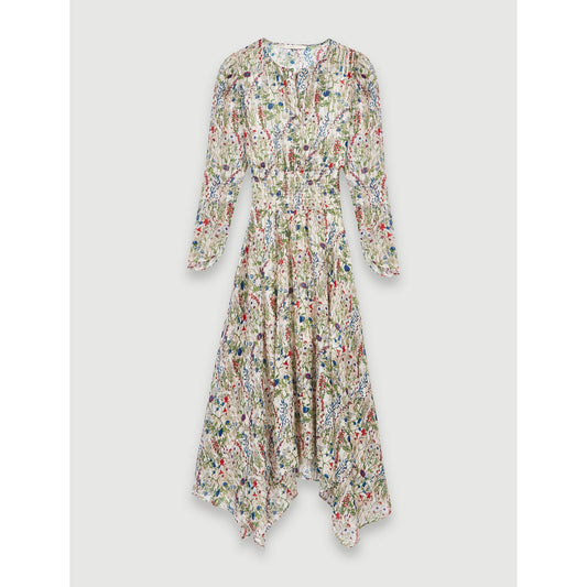 Rangley Dress - Ecru / Green