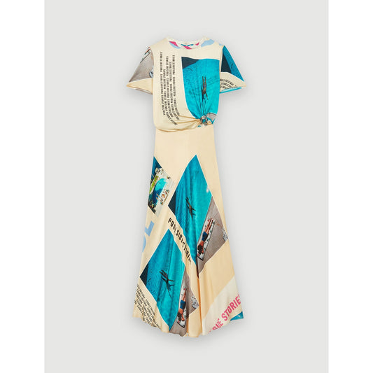 Ripool Dress - Blue/Yellow