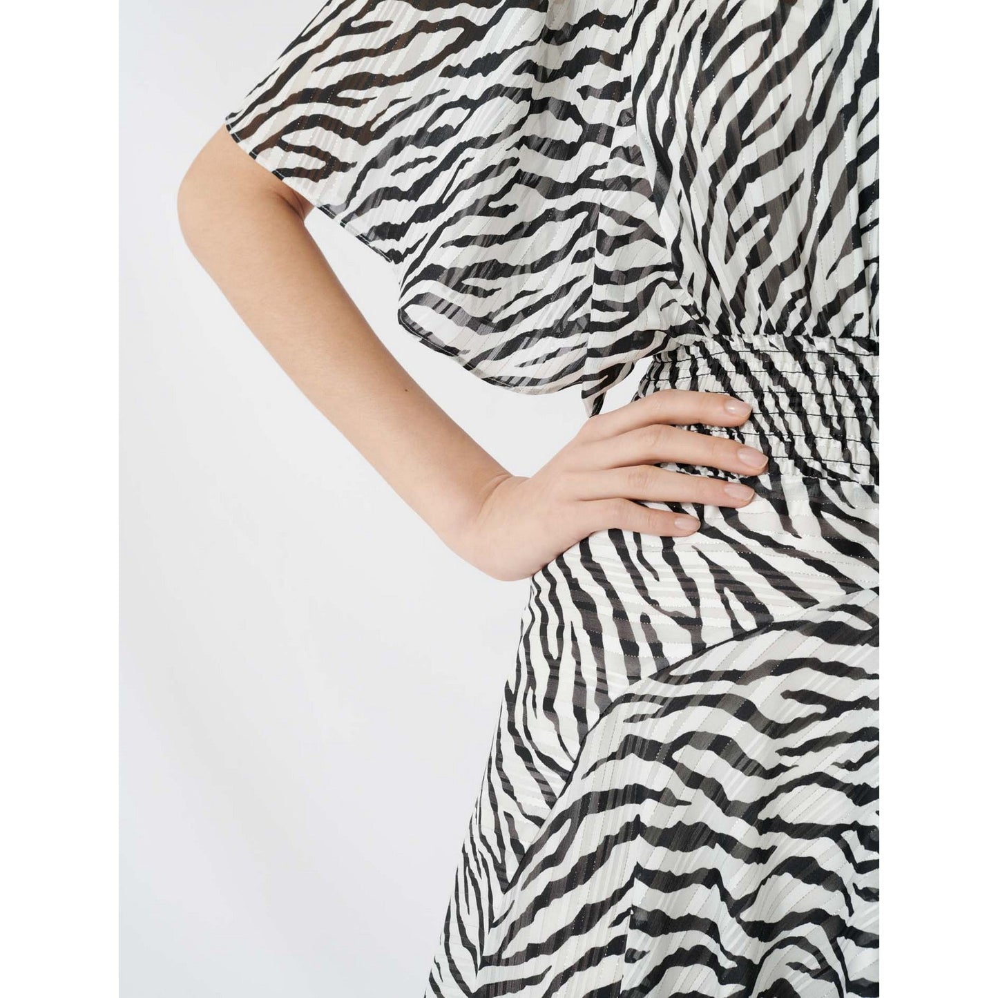 Rachelle Dress - Black / White