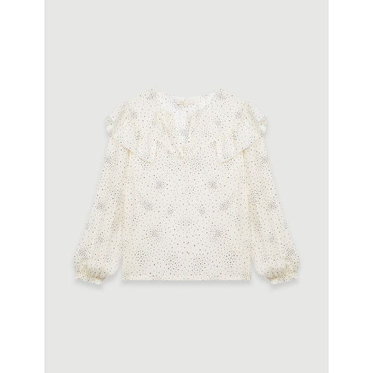 Lacky Top - Ecru / Black