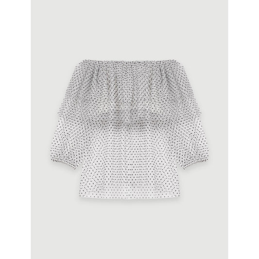 Liplume Top - White / Black