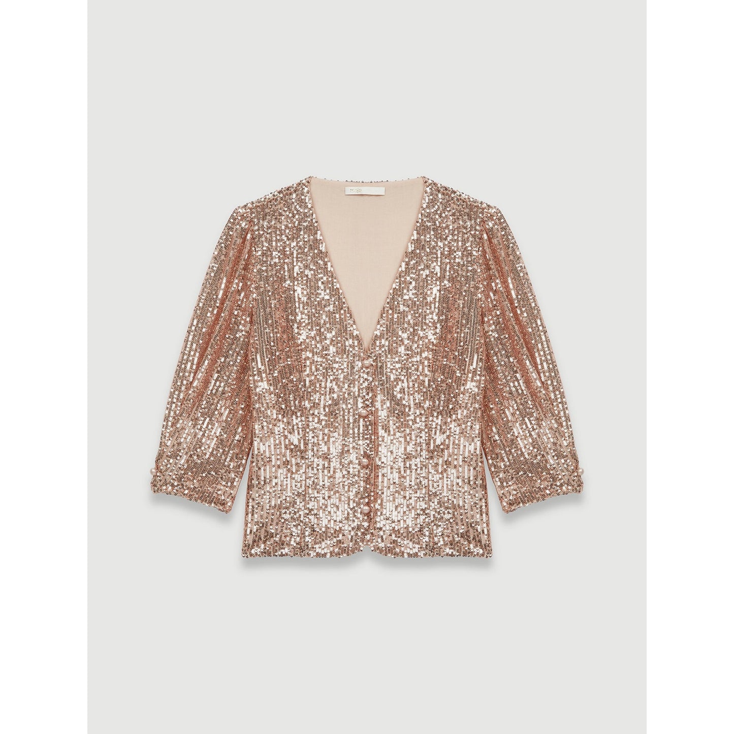 Lipaillette Top - Metal Pink