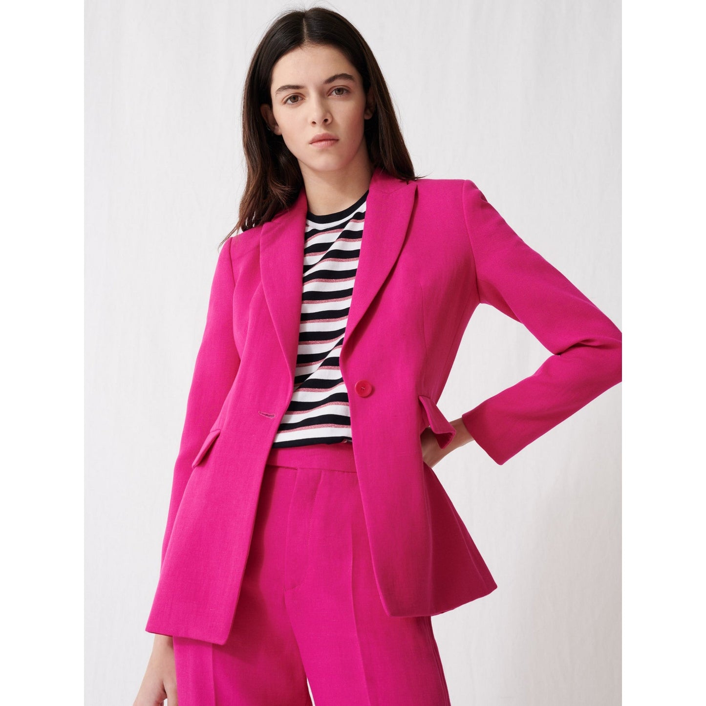 Vosia Blazer - Fuchsia