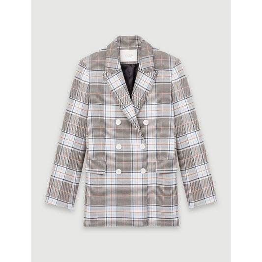 Vika Blazer - Grey/Blue