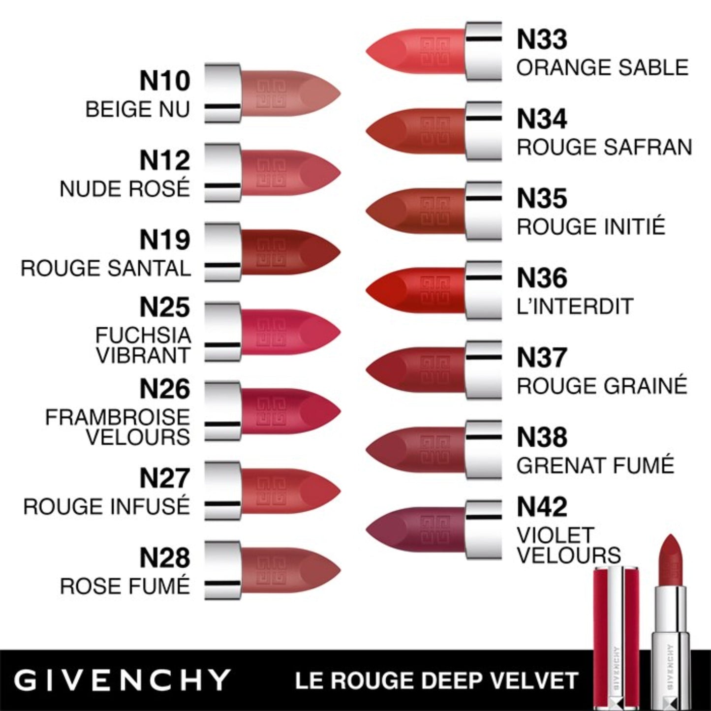 Le Rouge Deep Velvet - 3.4g