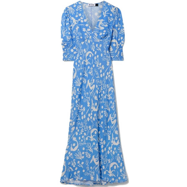 Zadie Printed Crepe Midi Dress